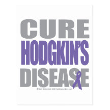 Cure Hodgkin's Disease Postcard