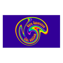 Cure Ignorance Swirl Activist Cards Business Cards