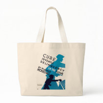 Cure Juvenile Delinquency in the Slums Tote Bags