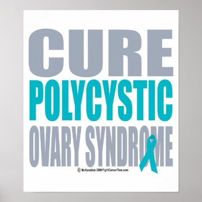 Cure PCOS Print by fightcancertees