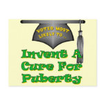 Cure Puberty Postcard