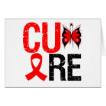 CURE Ribbon Butterfly Heart Disease Cards