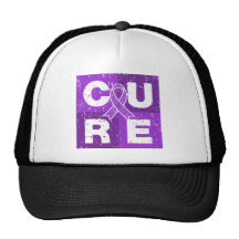 CURE Sjogren's Syndrome Distressed Cube Hat