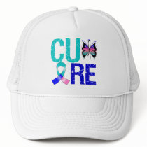 Cure Thyroid Cancer Mesh Hats