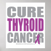 Cure Thyroid Cancer Poster