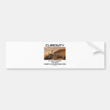 Curiosity A Testament To The Spirit Of Exploration Bumper Sticker