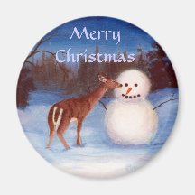 Curiosity Christmas Magnet