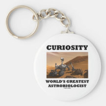 Curiosity World's Greatest Astrobiologist (Rover) Keychains