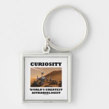 Curiosity World's Greatest Astrobiologist (Rover) Keychain