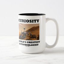 Curiosity World's Greatest Astrobiologist (Rover) Coffee Mug