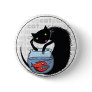 Curious Cat with Piranha Buttons