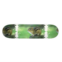 Curious Chipmunk  Skateboard