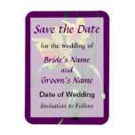 Curious Daffodils Guard Save the Date Rectangular Magnets
