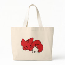 Curled Sleeping Fox Bag