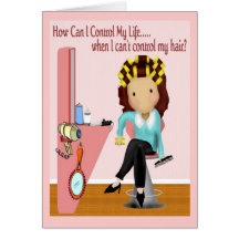 Curler Diva Greeting Card