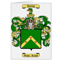 curley greeting card