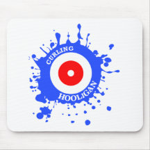 Curling Hooligan Mouse Pads