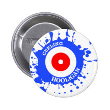 Curling Hooligan Pin
