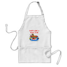 curling joke aprons