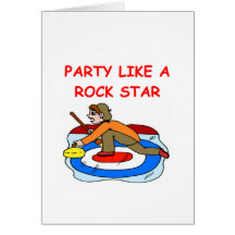 curling joke greeting cards
