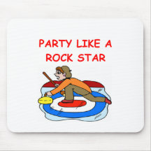 curling joke mousepad