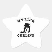 Curling My Life Stickers