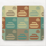 Curling Pop Art Mouse Mats