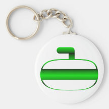 Curling rock keychains