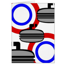 Curling Tees and Gifts for Kids, Adults Greeting Cards