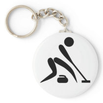 Curling - Universal Olympic World Symbol Key Chains