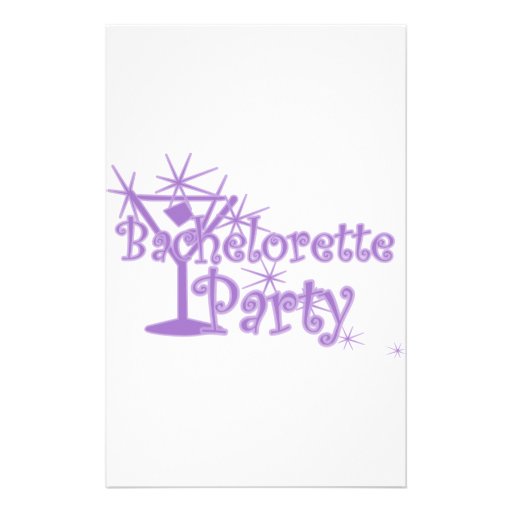 CurlMartiBachettePpurp Customized Stationery