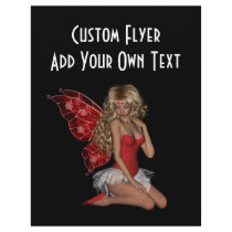 Curly Blonde 3D Fairy in Pink