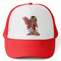 Curly Blonde 3D Fairy in Pink
