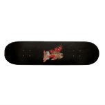 Curly Blonde 3D Fairy in Pink Skateboards