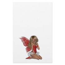 Curly Blonde 3D Fairy in Pink