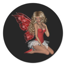 Curly Blonde 3D Fairy in Pink