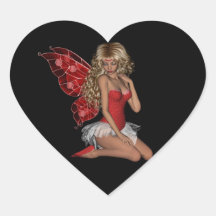 Curly Blonde 3D Fairy in Pink Sticker