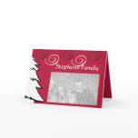 Curly Christmas template Greeting Cards