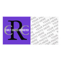 Curly Coated Retriever Breed Monogram