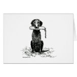 curly coated retriever cards
