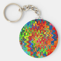 Curly Colours Keychain