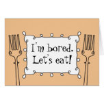 curly forks retro decorative thank you invitati... cards