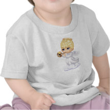 Curly Hair Angel Infant T-Shirt