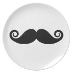 Curly Moustache plates