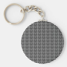 Curly Moustache Keychains
