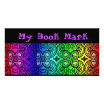 Curly N Rainbow Book Marker Photo Cards