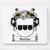 Curran Family Crest Mouse Pad