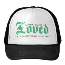 Current Status: Loved by a US Soldier Mesh Hat