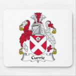 Currie Family Crest Mouse Pad