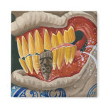 "Curse of the Tiki Tooth" Fridge Magnet